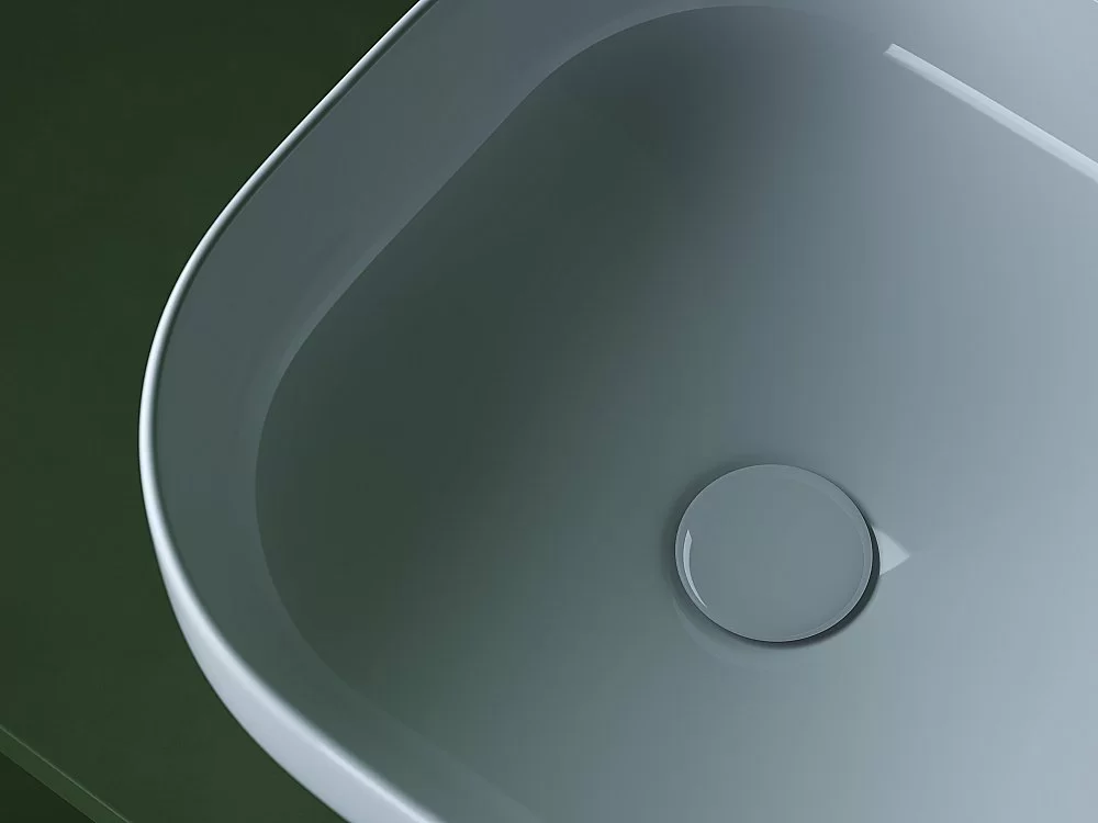 Раковина накладная Ceramica Nova Element 38 CN5032 белая купить в интернет-магазине Sanbest