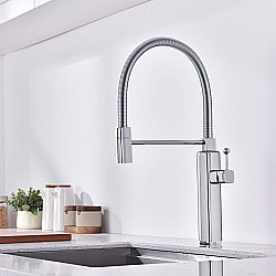 Смеситель для кухни Vincea VKF-101CH хром купить в интернет-магазине сантехники Sanbest