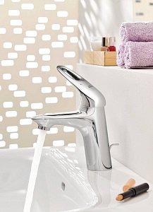 Смеситель для раковины Grohe Eurostyle New 33558003 хром купить в интернет-магазине сантехники Sanbest