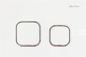 Кнопка смыва Allen Brau EVO O 9.2EV02.20 белая купить в интернет-магазине сантехники Sanbest