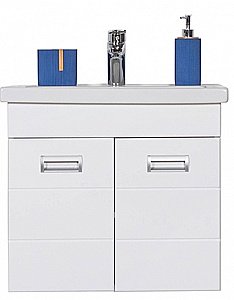 Тумба с раковиной Orange Таис TP2-TUW+RA 60 белая для ванной в интернет-магазине Sanbest