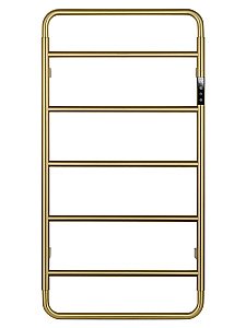 Полотенцесушитель электрический WONZON & WOGHAND WISMAR, Брашированное золото (WW-AL202-BG) купить в интернет-магазине сантехники Sanbest