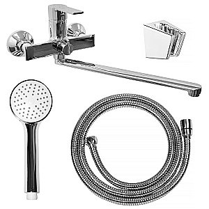 Смеситель для ванны Loranto NORMA LR90501000 Хром купить в интернет-магазине сантехники Sanbest