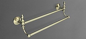 Двойной полотенцедержатель ART&MAX BOHEMIA AM-E-4248-Br бронза купить в интернет-магазине сантехники Sanbest