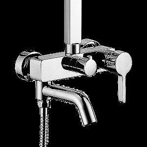 Душевая система Elghansa 2330524-2K (Set-34) хром/черный купить в интернет-магазине сантехники Sanbest