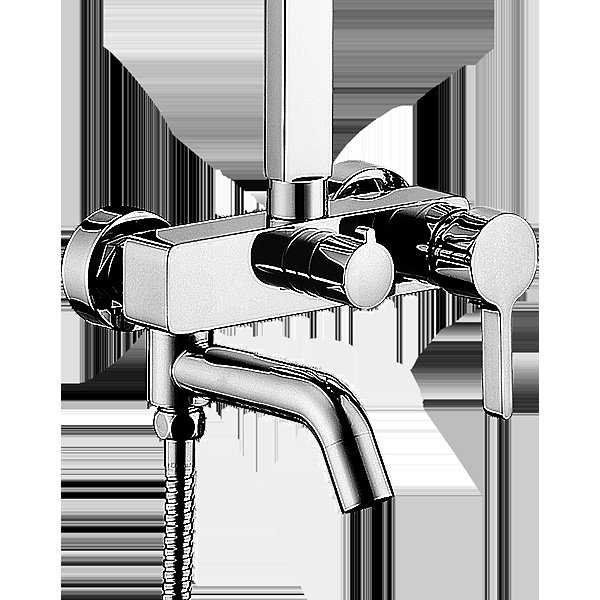 Душевая система Elghansa 2330524-2K (Set-34) хром/черный купить в интернет-магазине сантехники Sanbest