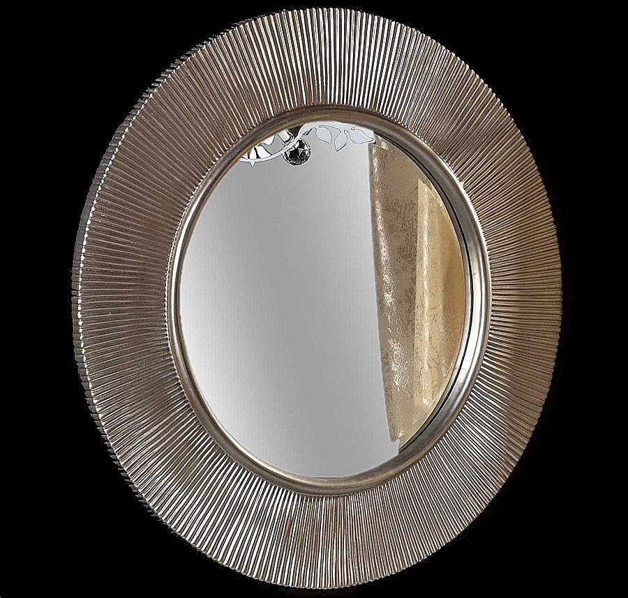 Зеркало Boheme Shine 80 Серебро в ванную от интернет-магазине сантехники Sanbest