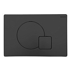 Кнопка для инсталляции Black&White Universe WPI-09522 черная матовая купить в интернет-магазине сантехники Sanbest