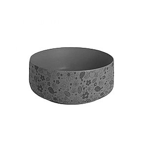 Раковина накладная Artceram Cognac 42 COL001 15 87 Grigio oliva/lol купить в интернет-магазине Sanbest