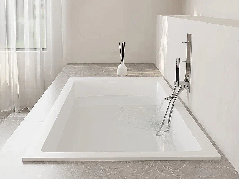 Ванна Salini CASCATA KIT S-stone 104823M 170x70 белая купить в интернет-магазине Sanbest