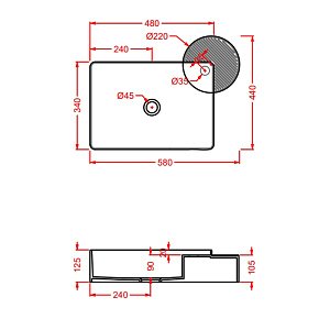 Раковина Artceram CARTESIO CAL002 58 зеленая купить в интернет-магазине Sanbest