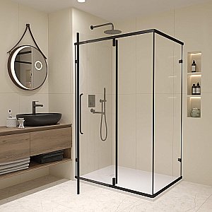 Душевой уголок RGW Classic CL-046B 350904628-14 120x80 стекло прозрачное/профиль черный купить в интернет-магазине Sanbest