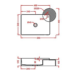 Раковина накладная Artceram CARTESIO 58 CAL002 35 00 зеленая купить в интернет-магазине Sanbest
