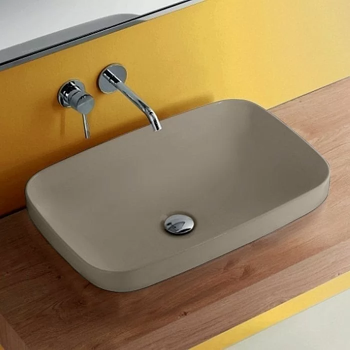 Раковина Kerasan Tribeca 60 514381 бежевая купить в интернет-магазине Sanbest