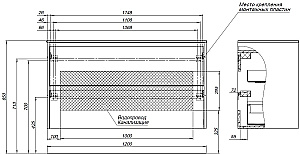 Тумба с раковиной Allen Brau Activity 120 1.34007.WM белая матовая/черный брашированный для ванной в интернет-магазине Sanbest