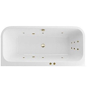 Ванна акриловая EXCELLENT Arana LINE WAEX.ARA18.LINE.BR 180x85 белая с гидромассажем купить в интернет-магазине Sanbest
