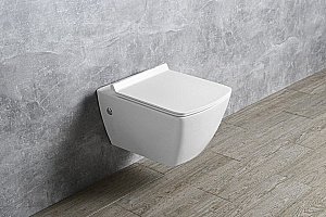 Унитаз подвесной Isvea Purita 10PL02007SV белый, безободковый купить в интернет-магазине Sanbest