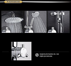 Душевая система D&K Hessen Grimm DA1384701E09 купить в интернет-магазине сантехники Sanbest