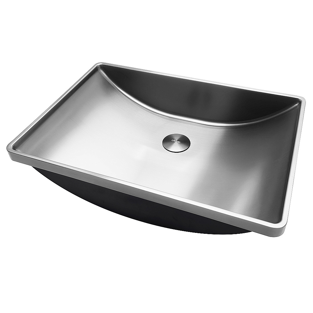 Раковина врезная сверху ABBER Wasser Kreis 51 AF2404SP сатин купить в интернет-магазине Sanbest