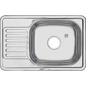 Мойка кухонная с сифоном Melana 220 t (*10) купить в интернет-магазине сантехники Sanbest