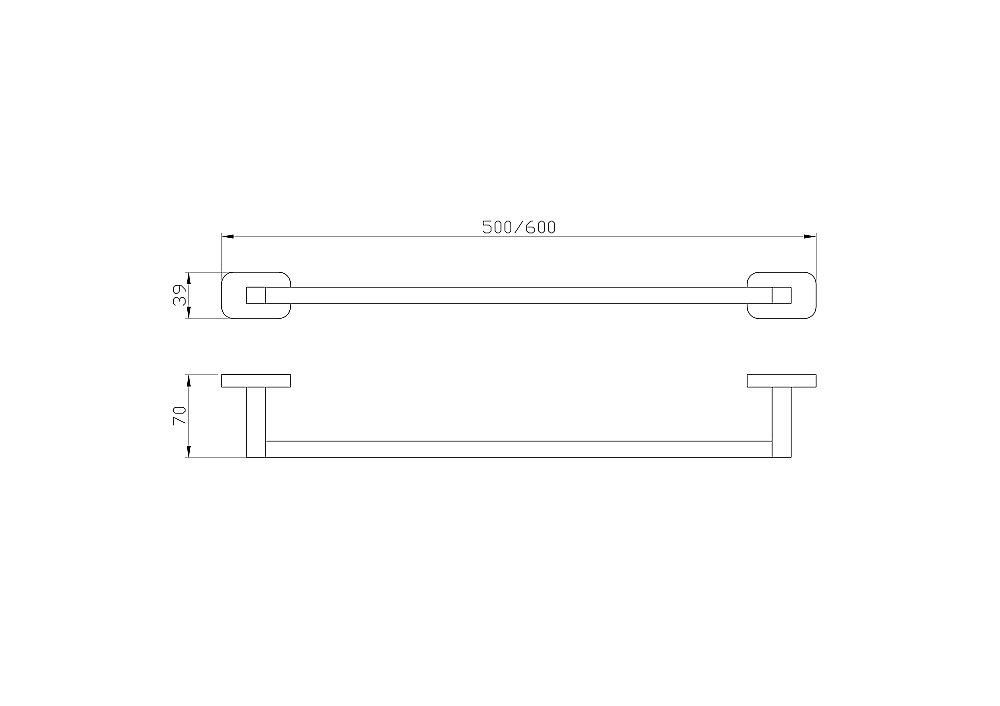 Полотенцедержатель WONZON & WOGHAND GRAFFITY WW-9312-BN никель брашированный купить в интернет-магазине сантехники Sanbest