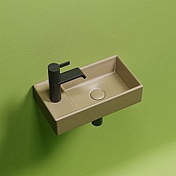 Раковина Ceramica Nova Element CN6051RMC капучино матовая правая купить в интернет-магазине сантехники Sanbest