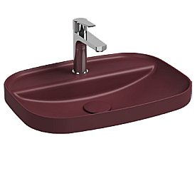 Раковина ISVEA Infinity 55 10NF50055SV-2R бордовый матовый купить в интернет-магазине Sanbest