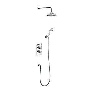 Душевая система Burlington Trent TF2S/V60 хром купить в интернет-магазине сантехники Sanbest