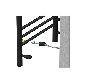 Полотенцесушитель Aquatek Альтаир П10 500х900 AQ EL KP1090BL черный муар купить в интернет-магазине сантехники Sanbest