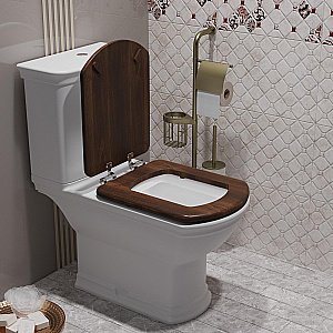 Унитаз-компакт напольный Опадирис Риспекто OS39722N белый, с бачком, с крышкой микролифт купить в интернет-магазине Sanbest