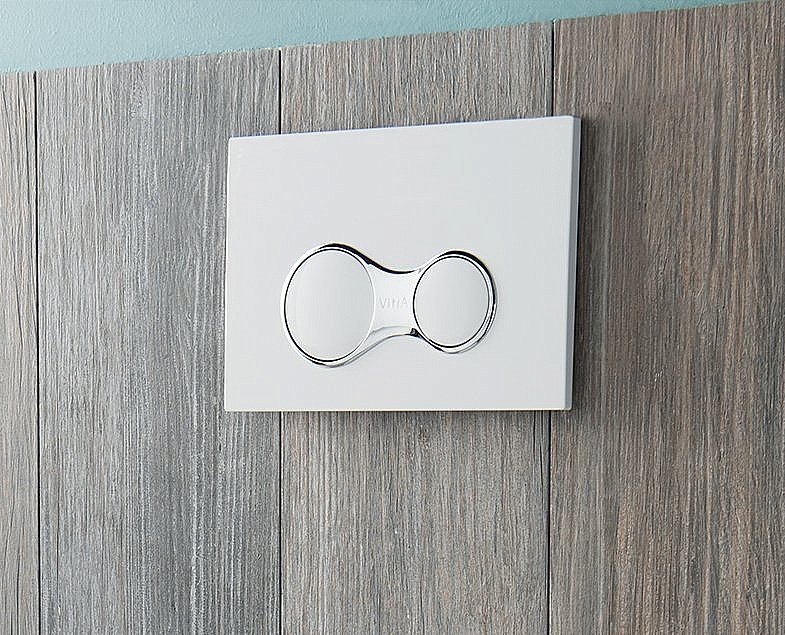 Кнопки для инсталляций Vitra Sirius хром купить в интернет-магазине сантехники Sanbest