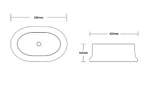 Раковина накладная CeruttiSpa 58 CR0060 белая купить в интернет-магазине Sanbest