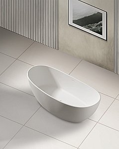 Ванна Abber Stein 163x85 AS9615-1.6 белая матовая купить в интернет-магазине Sanbest