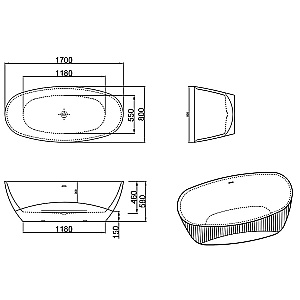 Инсталляция для унитаза Azario AZ-8010-1000 купить в интернет-магазине сантехники Sanbest