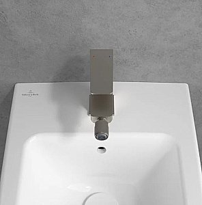 Смеситель для биде Villeroy&Boch Architectura Square TVB12500100064 никель сатинированный матовый купить в интернет-магазине сантехники Sanbest