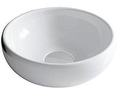 Раковина накладная Galassia Ergo 42 7105 белая купить в интернет-магазине Sanbest