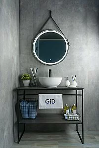 Раковина накладная Gid Esfera 38,5 N9002 51102 белая купить в интернет-магазине сантехники Sanbest