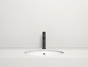 Раковина врезная снизу столешницы Salini MAREA 12 1101209M 54,5 из искусственного камня S-Stone, белая матовая купить в интернет-магазине Sanbest