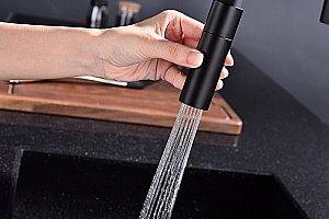 Смеситель для кухни Paulmark Tornado To213402-AN антрацит купить в интернет-магазине сантехники Sanbest