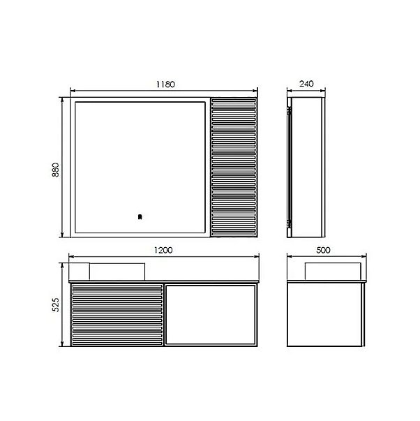 Шкаф Comforty Геленджик 00-00017848 белый для ванной в интернет-магазине сантехники Sanbest