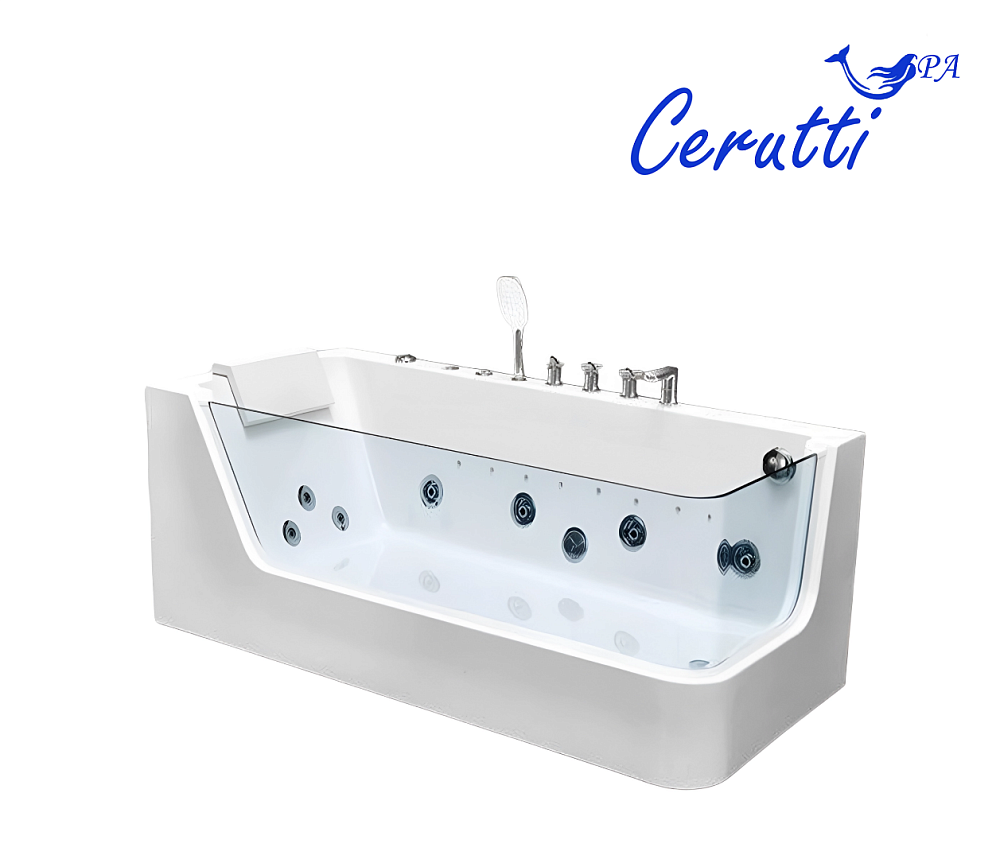 Акриловая ванна CeruttiSpa C-494-17L 170x80 купить в интернет-магазине Sanbest