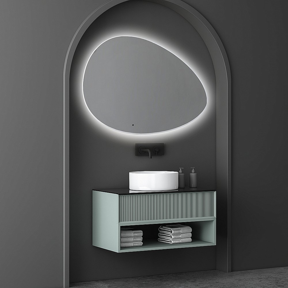 Зеркало ABBER Kontur AG6301SCL-1.2 120x80 в ванную от интернет-магазине сантехники Sanbest