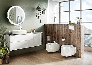 Унитаз подвесной Roca Beyond 3460B7000 безободковый купить в интернет-магазине Sanbest