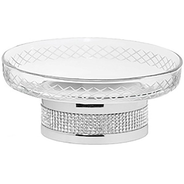 Мыльница Boheme Royal Cristal 10930-CR хром/Swarovski купить в интернет-магазине сантехники Sanbest
