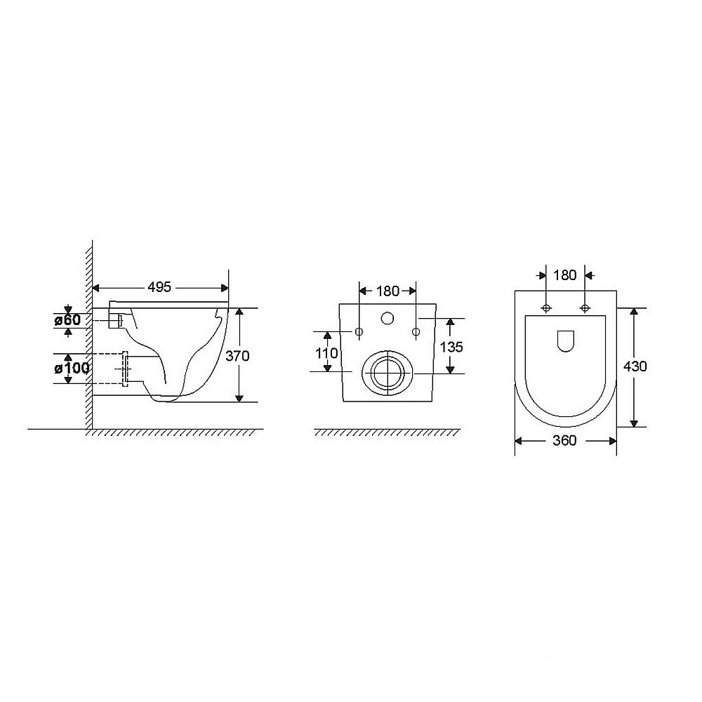 Унитаз Vincea Globo VT1-52T безободковый, смыв торнадо, с крышкой микролифт, белый купить в интернет-магазине Sanbest
