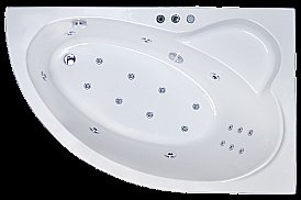 Гидромассажная ванна Royal Bath Alpine De Luxe 170x100 правая купить в интернет-магазине сантехники Sanbest