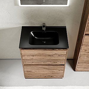 Тумба с раковиной Sancos Libra 70 LB70FECH дуб чарльстон для ванной в интернет-магазине Sanbest