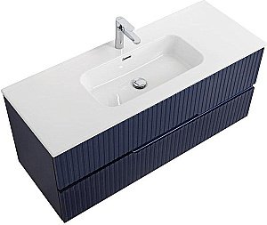 Тумба с раковиной Cezares DUET-N 120 DUET-N-1200-2C-SO-SPF-P сапфир для ванной в интернет-магазине Sanbest