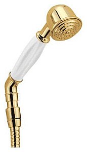 Душевой гарнитур Cezares CZR-DEF2-03 золото/ручка белая купить в интернет-магазине сантехники Sanbest