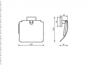 Держатель туалетной бумаги Aquanet Flash S4 купить в интернет-магазине сантехники Sanbest